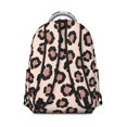 thumbnail image 3 of Pink and Beige Leopard Print Backpack for School, Cute School Bag with Adjustable Shoulder Straps and Padded Back, 15.3"x11"x7.1", 3 of 5
