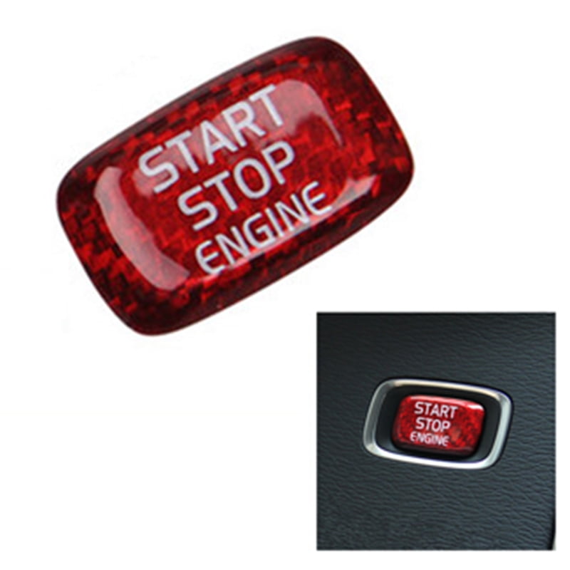 Red Car Auto Engine Start Button Trim Cover Sticker For Volvo V40 V60 S60L XC60 