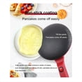 thumbnail image 4 of Household Non-Stick Pancake Machine Breakfast Pizza Bread Machine Pancake Baking Pan Chinese Spring Rolls Frying Pan US,1 * pancake 1 * machine 1 * basin 1 * egg beater 1 * small shovel, 4 of 7