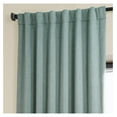thumbnail image 7 of TiaGOC Faux Linen Room Darkening Curtains - 108 Inches Long Luxury Linen Curtains for Bedroom & Living Room (1 Panel), 50W X 108L, Sea Thistle, 7 of 7