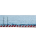 thumbnail image 5 of Unique Loom Solid Gava Collection Area Rug - Solid Gava (2' 7" x 16' 5" Runner Light Blue), 5 of 6