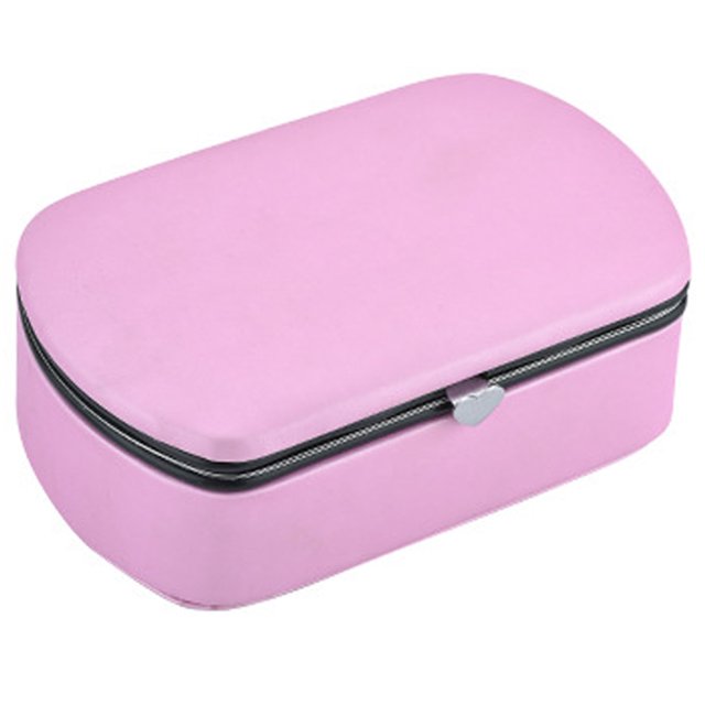 Joyero pequeño, joyero de viaje, joyeros portátiles para mujeres, resistente, duradero, organizador de joyas de viaje para collares, anillos, aretes