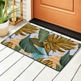 thumbnail image 3 of XMXT Non-Slip Area Rug, Yellow Tropical Jungle Print Polyester Rugs for Living Room, 72 x 48 inches Multicolor, 3 of 9