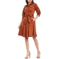 thumbnail image 2 of Donna Morgan Shirtdress with stiched pleat detail, 2 of 2