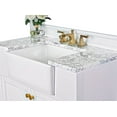 thumbnail image 3 of Ancerre Designs Adeline 36" Farmhouse Wood Bathroom Vanity Set in White, 3 of 6