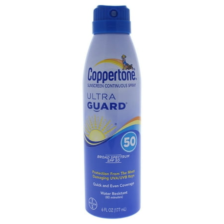 Coppertone Coppertone Ultra Guard Sunscreen Continuous Spray SPF 50 , 6 oz Sunscreen