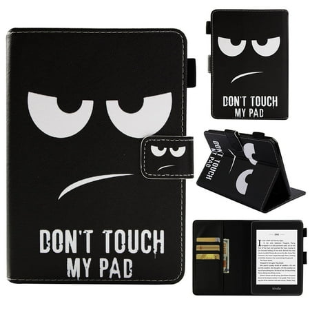Amazon Kindle Leather Cover Dteck Smart Case For All-New Kindle Paperwhite (10th Generation, 2018 Release),Premium Lightweight PU Leather Cover with Auto Sleep/Wake for Amazon Kindle Paperwhite E-Reader,Angry Face ()