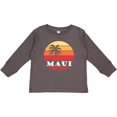 thumbnail image 3 of Inktastic Maui Hawaii Vacation Boys or Girls Long Sleeve Toddler T-Shirt, 3 of 5