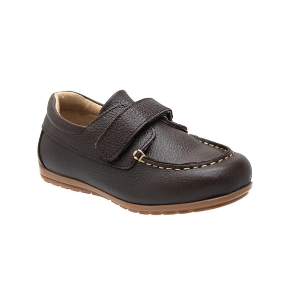Mocasin Para Niño Piel Café Plantilla Con Arco 12-17 cafe 16.5