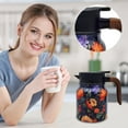 thumbnail image 2 of HLONK Raidley Vintage Floral Pattern Tea – Built-In Infuser Mini Hot Coffee Pot Office Stainless Steel Insulated Teapot Detachable Easy To for Kitchen, 2 of 9