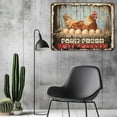 thumbnail image 5 of Chicken Coop Signs Funny Metal Signs Chicken Decor Farm Rooster Yard Decor Vintage Tin Sign Chicken Decorations For Home Farm Fresh Butt Nuggets Sign 12x8 Inch, 5 of 12