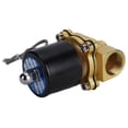 thumbnail image 4 of Peahefy Électrovanne, Valve d'Air d'Eau Normalement Fermée, Électrovanne Électrique en Laiton Réponse Sensible Valve d'Air Normalement Collée pour Équipement d'Automatisation, 4 of 8