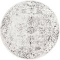 thumbnail image 1 of Unique Loom Sofia All Home Decor Rug 3' 3 x 3' 3 Round Gray/Ivory, 1 of 2