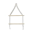 thumbnail image 2 of Hyknon Macrame Wall Hanging Organizer, Handwoven Cotton Double Hanging Storage Rack, Boho Wall Towel Holder Paper Roll Dispenser for Bathroom Bedroom Kitchen Entryway Decor, 2 of 8