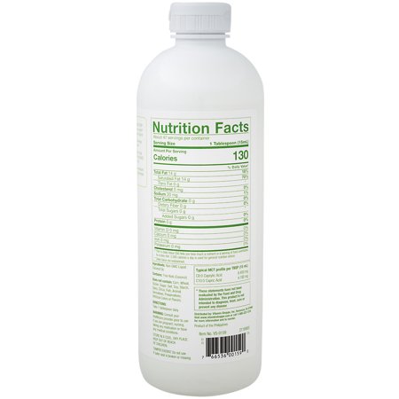 Next Step MCT Oil Healthy Fats, Great for Mixing in Shakes Coffee, Supports Fat Metabolism Energy, Keto Friendly (24 Fluid Ounces)