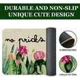thumbnail image 4 of Spring Summer Door Mat 30 X 17 Inch No Picks Allowed Cactus Doormat Indoor Outdoor Entrance Funny Floor Mat Non Slip Summer Decor Rubber Welcome Mats, 4 of 6