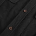 thumbnail image 7 of Mens Button Down Shirt Men's Western Cowboy Shirts Button Up Shirt Cargo Shirt Roll-up Long Sleeve Lapel Shirt Casual Slim Fit Shirts with Chest Pockets Cotton Casual Button Down Work Shirt, 7 of 7