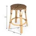 thumbnail image 7 of Butler Tobias Brown Rattan Counter Stool, 7 of 7