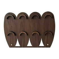 NIUBWJL Jewelry Display Rack With Porous In Style Wooden Display Rack Jewelry Storage Display Board