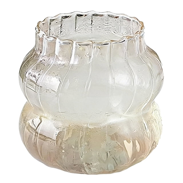 TIELUTT 3 Styles Glass Cups 650ML/530ML/410ML Drinking Glassware Ripple Glasses for Iced Coffee Mugs Ceramic Cups No Handle Acrylic Tumbler Set Teal Barrel Top for Wedding A Glasses with Handles