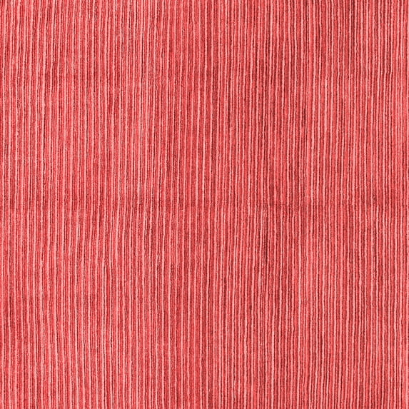 Ahgly Company Indoor Square Abstract Red Modern Area Rugs, 8' Square