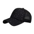 thumbnail image 2 of Pavied Baseball Cap Visor Hats Fashion Women Men Breathable Beach Adjustable Baseball Cap Hip Hop Hat Sun Hat Snapback Hats Hats for Men Black One Size, 2 of 4