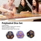 thumbnail image 3 of Juego De Dados Poliédricos, Dados Para Juegos De Mesa, Plástico Portátil, Ligero Para Juegos De Mesa, 3 of 7