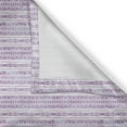 thumbnail image 6 of Ambesonne Watercolor Valance & Curtain, Triangles, 55"x36", Violet Lilac White, 6 of 6