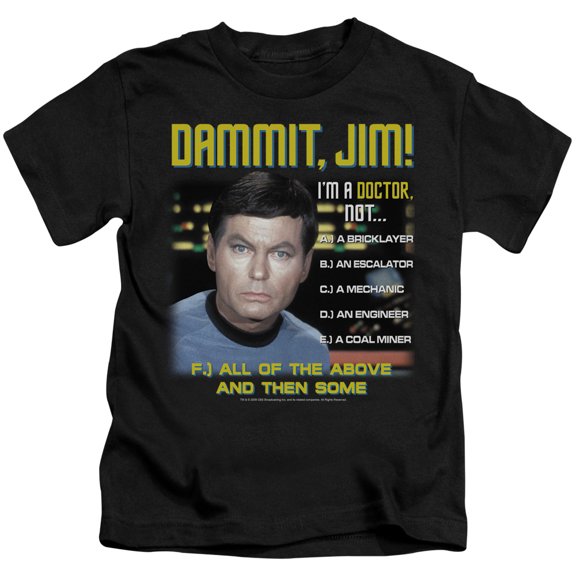 Star Trek All Of The Above Youth 18/1 T-Shirt Black