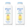 (2 pack) (2 pack) Johnson's Baby Powder With Aloe Vera & Vitamin E For After Bath, 15 Oz.
