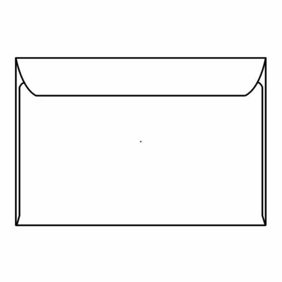 Open Side Booklet Envelopes, 9-1/2" x 12-5/8", 28#, White Kraft, Side Seams (Box of 500)