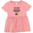 thumbnail image 3 of Inktastic Future Firefighter Like My Uncle Girls Baby Dress, 3 of 5