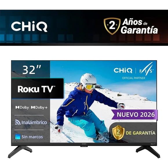 Pantalla Roku 32" HD CHiQ Smart TV