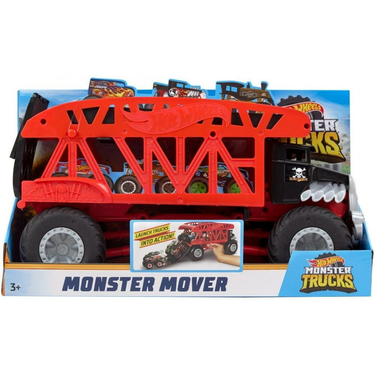 Hot Wheels Monster Trucks Bone Shaker with Crushable Car New Sealed GJG98