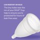 thumbnail image 5 of DIVA Cup & Pin - Medical Grade Silicone Cup for Period Care - Reusable Menstrual Cup - Up to 12 Hours of Continuous Wear - Model 1 (For Medium to Heavy Flow) - With Enamel Pin, 5 of 7