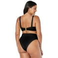 thumbnail image 5 of Swimsuits for All Valentine Ruched Bandeau High Waist Bikini Set, 5 of 6