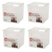 Advantus Rolling Storage Box, Letter/Legal, 15-Gallon Size, Clear ...