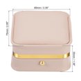 thumbnail image 2 of Uxcell Velvet Necklace Box Single Slot Vintage Jewelry Holder for Wedding Engagement Style 3, Dark Pink, 2 of 5