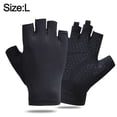 thumbnail image 2 of Guantes de ciclismo para hombre/mujer, antideslizantes, absorbentes de golpes, guantes de ciclismo con almohadilla de Gel de medio dedo, guantes para bicicleta, guantes transpirables para bicicleta, 2 of 6