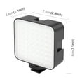 thumbnail image 2 of PULUZ 64LED 5W Video Splicing Fill Light for Camera / Video Camcorder(Black), 2 of 8