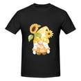 thumbnail image 4 of Bingfone Sunflower Gnomes 3 Men'S Loose Fit Short-Sleeve Pocket T-Shirt, 4 of 7