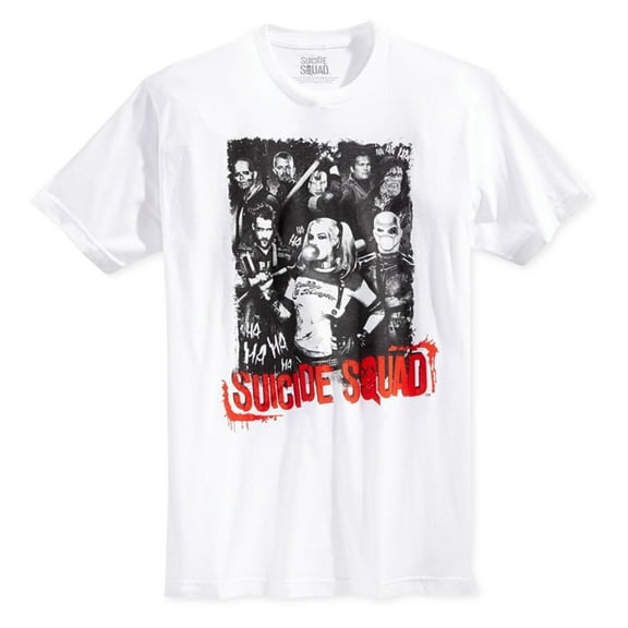 Bioworld Mens Group Graphic T-Shirt, White, XX-Large