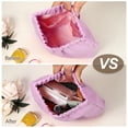 thumbnail image 2 of Mini Cosmetic Bag Small Portable Makeup Bag Multiple Inner Pockets Storage Bag Women Cosmetic Pouch Pink, 2 of 7