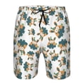 thumbnail image 4 of Kdxio Cute Bunny Pattern Mens Casual Shorts - Drawstring Summer Beach Sports Shorts for Men, 4 of 9