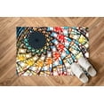 thumbnail image 5 of Car Mat Rug, Modern Rug, Stair Rug, Fractal Pattern Rug, Customs Rugs, Colorful Rug, Hallway Rug, Fractal Glass Effect Rug, Non Slip Rugs, 5.2'x7.5' - 160x230 cm, 5 of 7