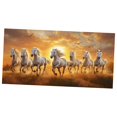 thumbnail image 4 of Retrato de caballo, pintura, arte de pared, sin marco, decorativo, creativo, animales, arte, impresión estilo I 40X20CM, 4 of 8