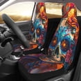 thumbnail image 3 of Haiem Colorful Floral Skull A Printed Car Seat Covers Set of 2, Universal Fit Car Seat Covers,Protective Seat Covers,Comfortable Car Seat Covers, Easy Installation Seat Covers, 3 of 9
