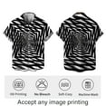 thumbnail image 3 of WHNBCW Novelty Optical Illusion Hawaiian Shirt Funny Psychedelic Graphic Short Sleeved Button Down Shirt, 3 of 7