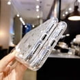 thumbnail image 4 of Crystal TPU Case for iPhone XR, Cute Lovely Clear Heart Pattern Phone Cover Soft Slim TPU Fit Protective Glitter Case for iPhone XR - Heart, 4 of 14