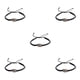 thumbnail image 1 of Pulseras trenzadas de concha Sonducket 1 juego Negro Plata, 1 of 6
